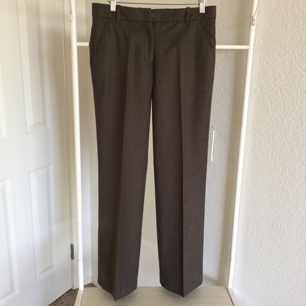 Development Wool Cashmere Brown Straight Leg Pants - image 3